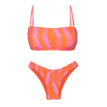 Charger l'image dans la galerie, Product Front: Rio De Sol Ensemble Set Sunrise Bandeau-Reto High-Leg
