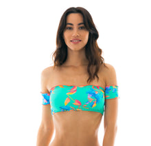 Charger l'image dans la galerie, Gallery: Rio De Sol Haut Top Acqua Flora Off Shoulder
