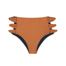 Charger l'image dans la galerie, Product Front: Rio De Sol Bas Bottom Nocciola High-Waist-Spin
