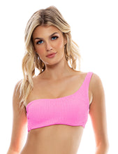 Charger l'image dans la galerie, Model Front: Luli Fama Haut Top Lace Pura Curosidad Miami Vice Pink
