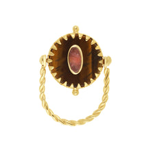 Charger l'image dans la galerie, Model Front: Hipanema Bague Miamor Amber Hipanema
