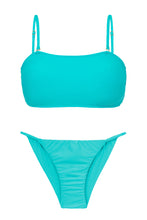 Charger l'image dans la galerie, Product Front: Rio De Sol Ensemble Set Jade Bandeau-Reto Cheeky-Fixa
