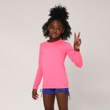 Charger l'image dans la galerie, Model Front: Uv Line T-Shirt Camiseta Uvlight Pink Fluor Spf50+
