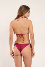 Charger l'image dans la galerie, Model Back: Rio De Sol Bas Bottom Touch-Carmim Cheeky-Tie
