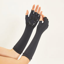 Charger l'image dans la galerie, Image 06: Uv Line Gants Long Gloves Uni Black Upf50+
