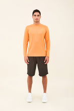 Charger l'image dans la galerie, Model Front: Uv Line T-Shirt Longsleeve Uvpro Masc Orange Upf50+
