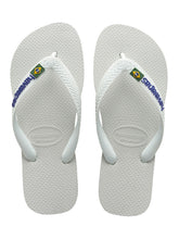 Charger l'image dans la galerie, Product Front: Havaianas Tongs Brasil Logo White
