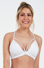 Charger l'image dans la galerie, Model Front: Alto Giro Fitness Haut Top Up Co2 Rolete Frente E Costas Branco

