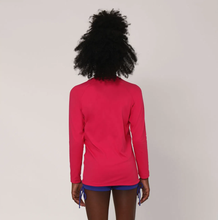 Charger l'image dans la galerie, Model Back: Uv Line T-Shirt Camiseta Kids Uvpro Ml Pink Upf50+
