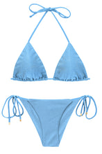 Charger l'image dans la galerie, Product Front: Rio De Sol Ensemble Set Shimmer-Baltic-Sea Tri-Inv Cheeky-Tie
