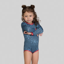 Charger l'image dans la galerie, Image 08: Uv Line Maillot De Bain Bébé Macaquinho Baby Listras Upf50+
