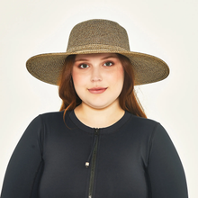 Charger l'image dans la galerie, Model Front: Uv Line Chapeau Souple/Capeline Hat Jurere Imp Fem Mescla Upf50+
