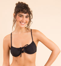 Charger l'image dans la galerie, Image 08: Rio De Sol Haut Top Dots-Black Balconet-Tie

