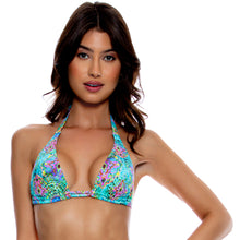 Charger l'image dans la galerie, Gallery: Luli Fama Haut Top Full Ruched Aqua
