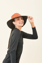 Charger l'image dans la galerie, Image 02: Uv Line Chapeau Souple/Capeline San Diego Preto Caramelo Upf50+
