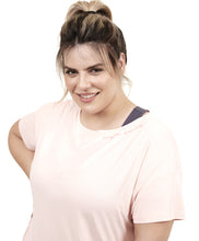 Charger l'image dans la galerie, Image 03: Alto Giro Fitness Haut T-Shirt Skin Fit Silk Gola Plus Rosa Respire

