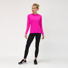 Charger l'image dans la galerie, Model Front: Uv Line T-Shirt Camiseta Uv X Pro Ml Rosa Upf50+
