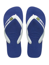 Charger l'image dans la galerie, Product Front: Havaianas Tongs Brasil Logo Marine Blue
