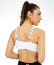 Charger l'image dans la galerie, Model Back: Alto Giro Fitness Haut Top Bodytex Alcas Personalizadas Branco
