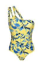 Charger l'image dans la galerie, Product Front: Rio De Sol Une Pièce Lemon Flower One Shoulder
