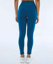Charger l&#39;image dans la galerie, Image 02: Alto Giro Fitness Bas Legging Supplex Com Laser No Cos Verde Deep
