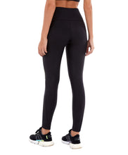 Charger l&#39;image dans la galerie, Model Back: Alto Giro Fitness Bas Legging Velocity Com Fusao Preto
