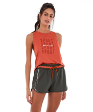 Charger l&#39;image dans la galerie, Model Front: Alto Giro Fitness Haut Regata Alto Giro Skin Fit Sport Way Com Degradê
