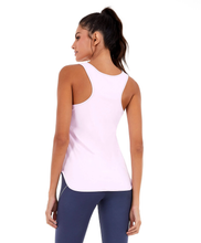 Charger l&#39;image dans la galerie, Model Back: Alto Giro Fitness Haut Regata Skin Fit Inspiracionais Rosa Soft
