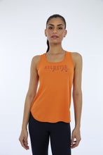 Charger l&#39;image dans la galerie, Model Front: Alto Giro Fitness Haut Regata Skin Fit Inspiracional Laranja Orangeade
