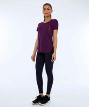 Charger l&#39;image dans la galerie, Image 02: Alto Giro Fitness Haut T-Shirt Skin Fit Inspiracionais Roxo

