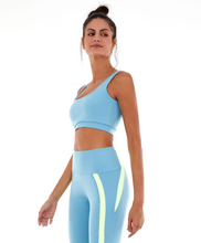 Charger l&#39;image dans la galerie, Image 02: Alto Giro Fitness Haut Top Blackout Costas Regata Azul Waters
