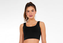 Charger l&#39;image dans la galerie, Model Front: Alto Giro Fitness Haut Top Bodytex Ii Com Laser Preto
