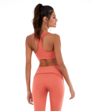 Charger l&#39;image dans la galerie, Model Back: Alto Giro Fitness Haut Top Hyper Costas Nadador Laranja Ginger
