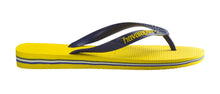 Charger l&#39;image dans la galerie, Model Back: Havaianas Tongs Brasil Logo Citrus Yellow
