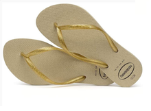 Charger l&#39;image dans la galerie, Model Back: Havaianas Tongs Havaianas Slim Gloss Areia
