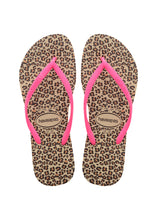Charger l&#39;image dans la galerie, Havaianas Slim Animals Sandgrey/Pink
