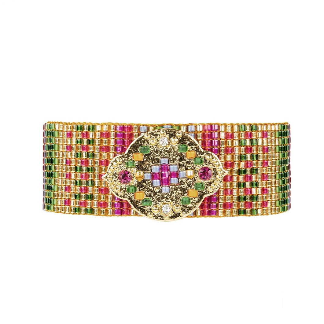 Product Front: Hipanema Bracelet Cuff Alonzo Gold Hipanema