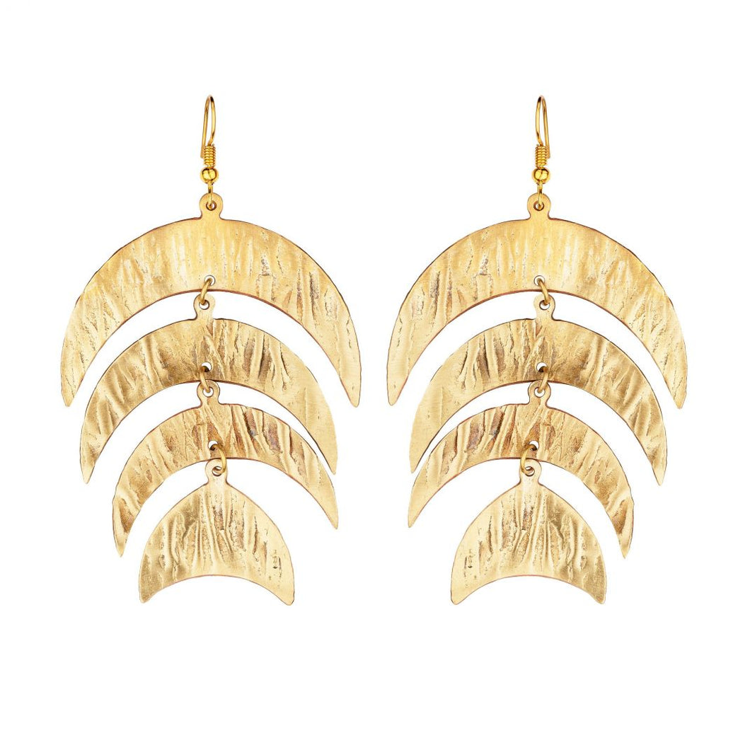 Product Front: Hipanema Boucles D'oreille Earrings Taiana Gold Hipenema