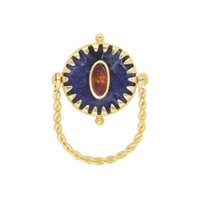 Charger l&#39;image dans la galerie, Model Front: Hipanema Bague Miamor Blue Hipanema
