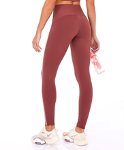 Charger l&#39;image dans la galerie, Legging Bodytex II Com Laser E Fusao Marrom Mahogany
