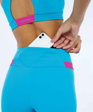 Charger l&#39;image dans la galerie, Legging Hyper Detalhe Cos Azul Scuba
