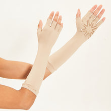 Charger l&#39;image dans la galerie, Long Glove Chocolate UPF50+
