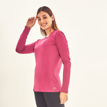 Charger l&#39;image dans la galerie, Longsleeve Sport Fit Fuchsia UPF50+
