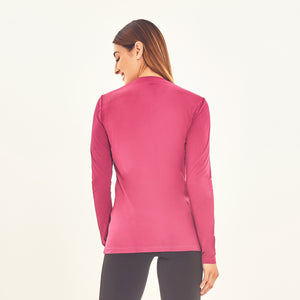 Longsleeve Sport Fit Fuchsia UPF50+
