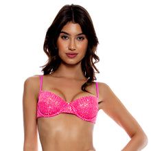 Charger l&#39;image dans la galerie, Gallery: Luli Fama Haut Top Sequins Multi Pink
