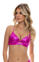 Charger l&#39;image dans la galerie, Model Front: Luli Fama Haut Top Underwire Babes Just Want Sun Ruby
