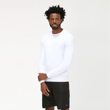 Charger l&#39;image dans la galerie, Men FPU50+ Uvpro Long Sleeve T-Shirt White Uv
