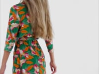 Charger et lire la vidéo dans la visionneuse de la Galerie, Video: Rio De Sol Vêtement De Plage Green Bloom Chemise
