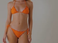 Charger et lire la vidéo dans la visionneuse de la Galerie, Video: Rio De Sol Haut Top Dots-Orange Frufru
