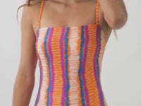 Charger et lire la vidéo dans la visionneuse de la Galerie, Video: Rio De Sol Une Pièce Stripes Cleo
